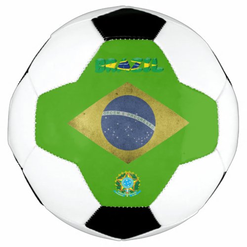 Brazilian flag soccer ball