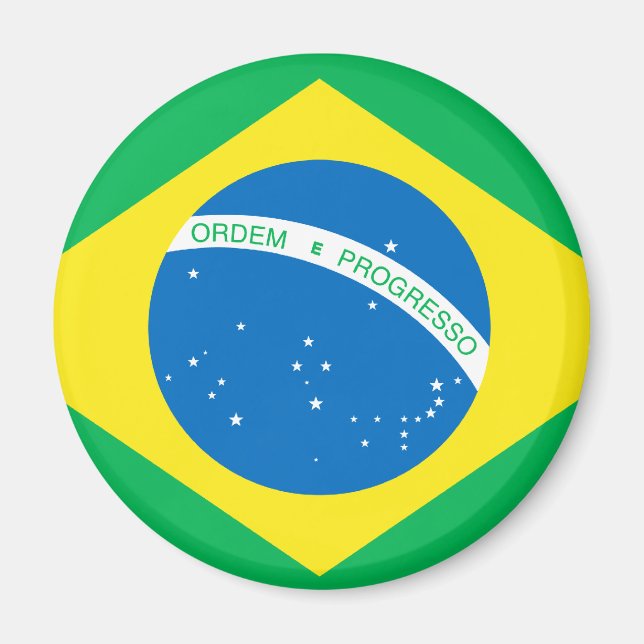 Brazilian Flag T-shirts and Gifts Magnet (Front)
