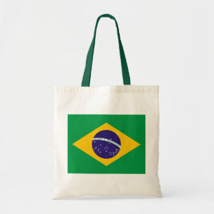 Brazilian flag tote bag