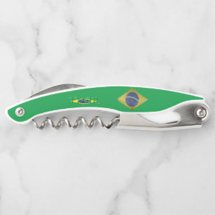 Brazilian flag waiter's corkscrew