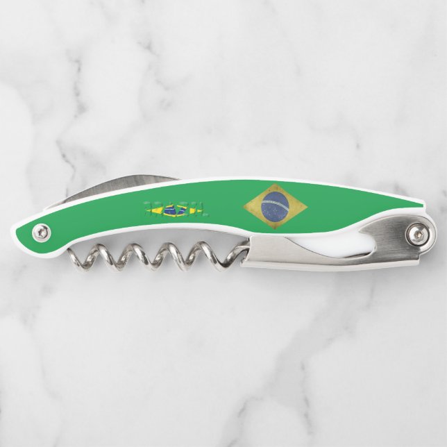 Brazilian flag waiter's corkscrew (Back)