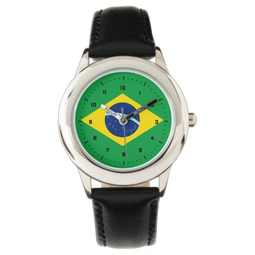 Brazilian flag watch