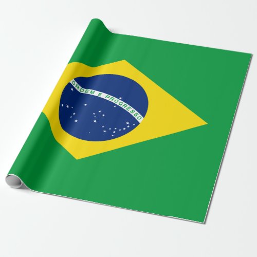 Brazilian Flag Wrapping Paper