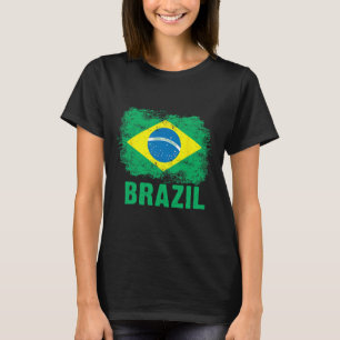 Brazilian Footll Brazilian Flag T-Shirt