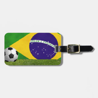 Brazilian Futbol - Soccer Luggage Tag