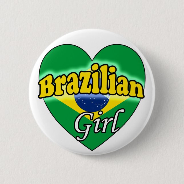 Brazilian Girl Button (Front)