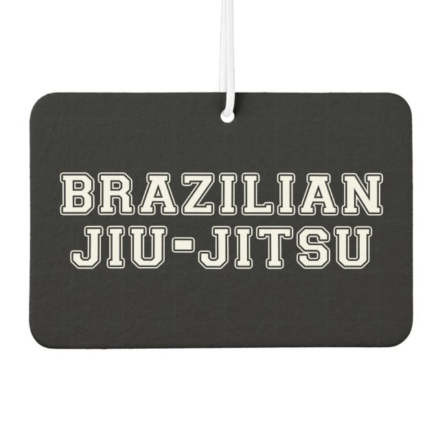 Brazilian Jiu Jitsu Air Freshener (Front)