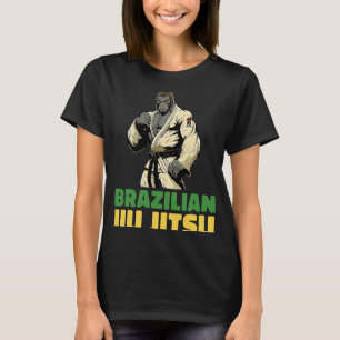 Brazilian Jiu Jitsu and Grappling Gorilla T-Shirt