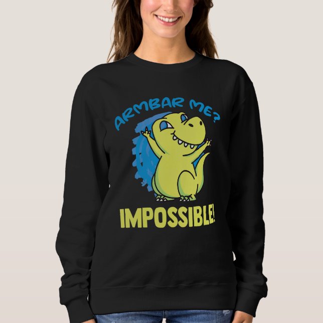 Brazilian Jiu Jitsu Armbar Rex Bjj Sweatshirt (Front)