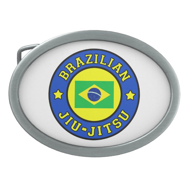 Brazilian Jiu Jitsu Belt Buckle (Front)