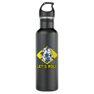 Brazilian jiu-jitsu (BJJ) Let's roll Stainless Steel Water Bottle