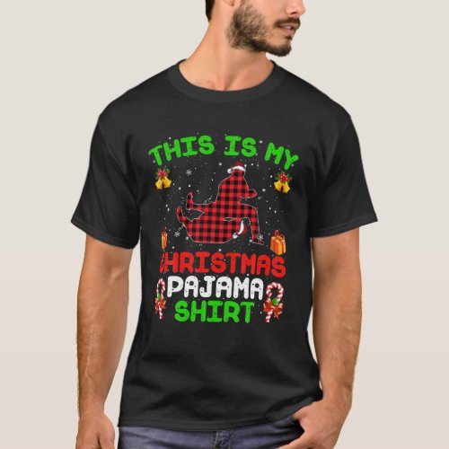 Brazilian Jiu Jitsu BJJ This Is My Christmas Pajam T_Shirt