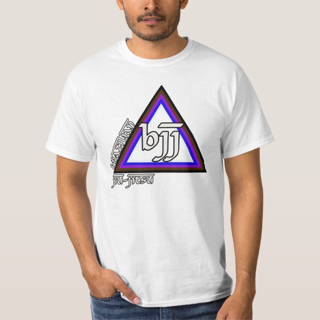 Brazilian Jiu Jitsu BJJ Triangle CLEAN T-Shirt (Front)