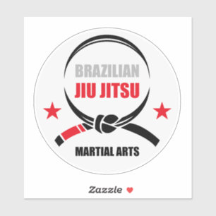 Brazilian Jiu Jitsu Black Belt BJJ Pride Sticker