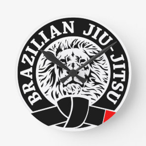 Brazilian Jiu-Jitsu (Black Belt) Wall Clock