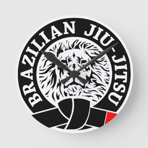 Brazilian Jiu_Jitsu Black Belt Wall Clock