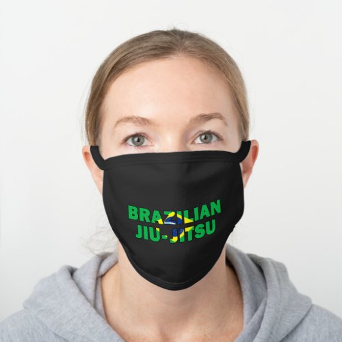 Brazilian Jiu_Jitsu Black Cotton Face Mask
