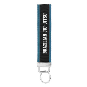 Brazilian Jiu-Jitsu Blue Belt Keychain