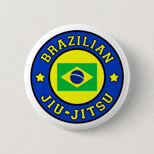 Brazilian Jiu Jitsu Button (Front)
