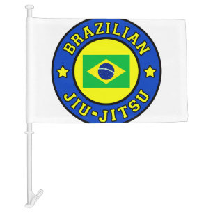 Brazilian Jiu Jitsu Car Flag