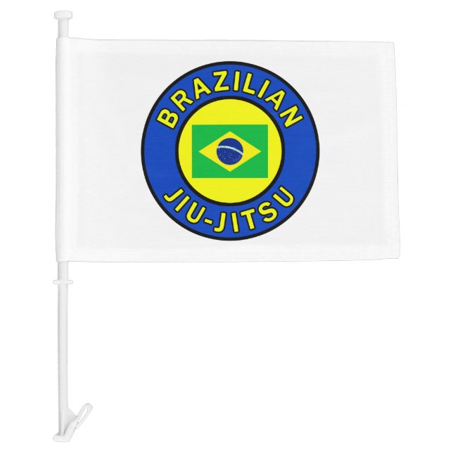 Brazilian Jiu Jitsu Car Flag (Front)