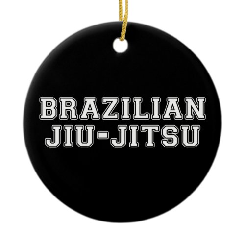 Brazilian Jiu Jitsu Ceramic Ornament