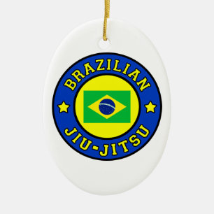 Brazilian Jiu Jitsu Ceramic Ornament