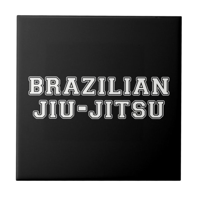 Brazilian Jiu Jitsu Ceramic Tile (Front)