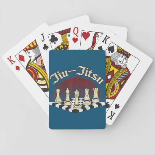 brazilian jiu jitsu chess black belt poker cards