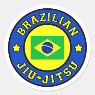 Brazilian Jiu Jitsu Classic Round Sticker