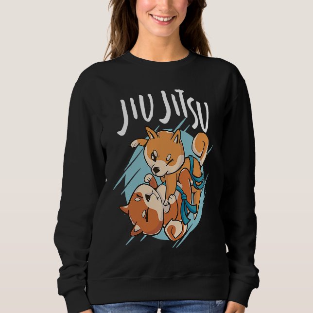 Brazilian Jiu Jitsu corgis Sweatshirt (Front)