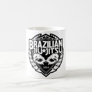 Brazilian Jiu Jitsu Customizable Emblem Coffee Mug