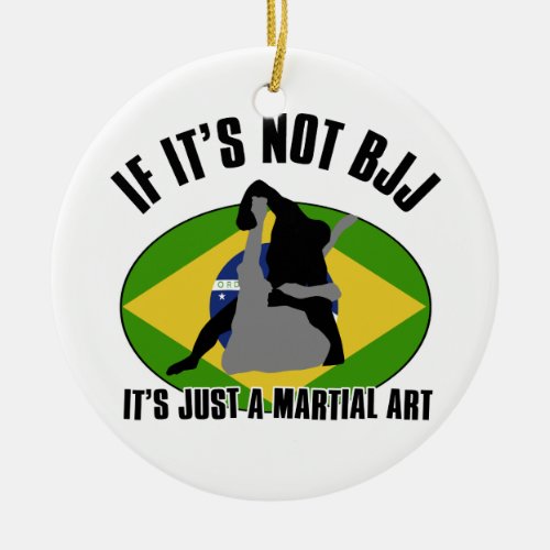 brazilian_jiu_jitsu design ceramic ornament