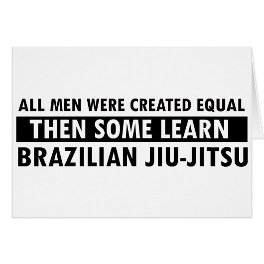 Brazilian Jiu-Jitsu designs Cards (Front Horizontal)
