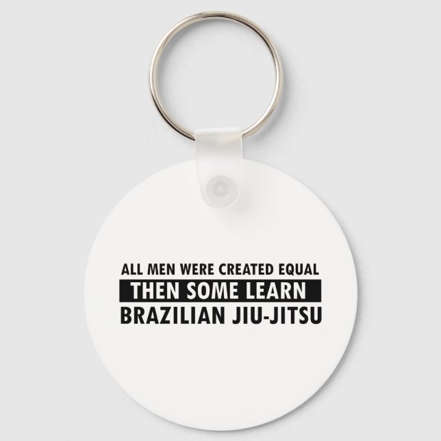 Brazilian Jiu-Jitsu designs Keychain (Front)