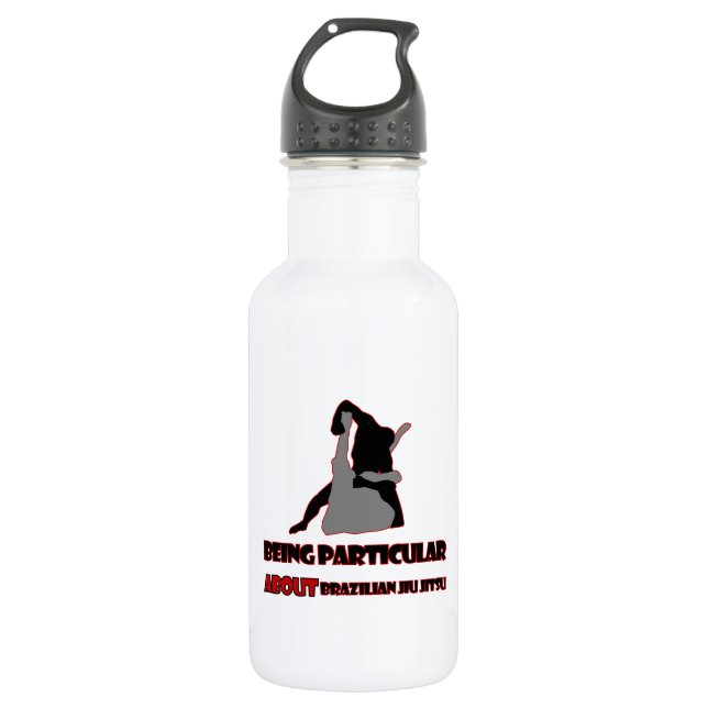 brazilian jiu jitsu Designs Water Bottle (Front)