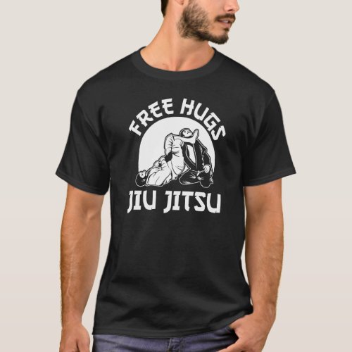 Brazilian Jiu Jitsu Free Hugs Jiu Jitsu T_Shirt