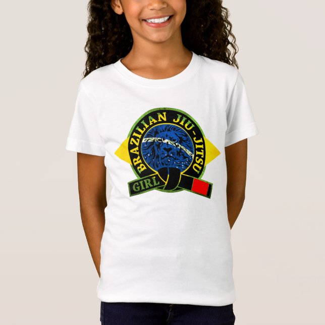Brazilian Jiu-Jitsu Girl T-Shirt (Front)