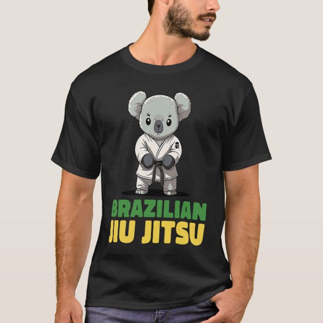 Brazilian Jiu Jitsu Grappling Koala T-Shirt (Front)