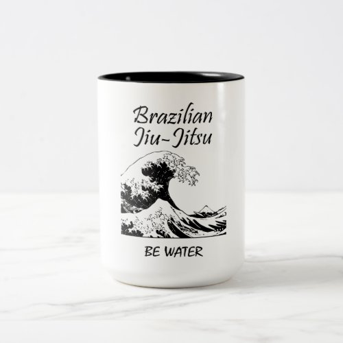 Brazilian Jiu_Jitsu Great Wave Two_Tone Coffee Mug
