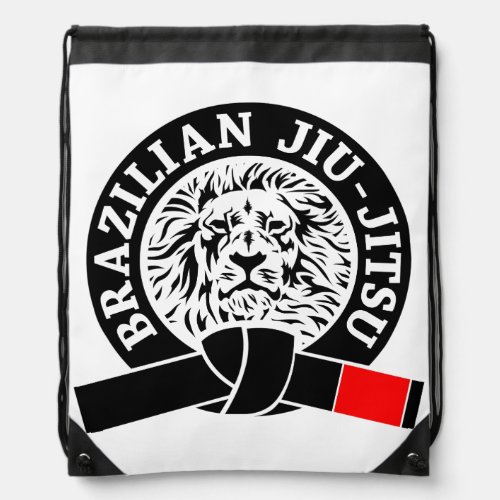 Brazilian Jiu_Jitsu Gym Bag Black Belt Drawstring Bag