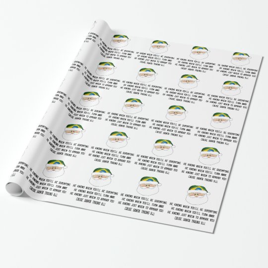 Brazilian Jiu Jitsu "Jitsu Clause" Xmas Gift Wrap