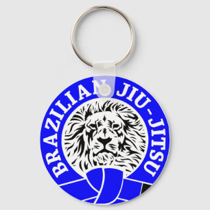 Brazilian Jiu-Jitsu (Key Chain) Blue Belt Keychain
