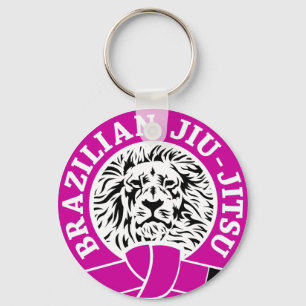 Brazilian Jiu-Jitsu (Key Chain) Purple Belt Keychain
