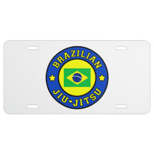 Brazilian Jiu Jitsu License Plate