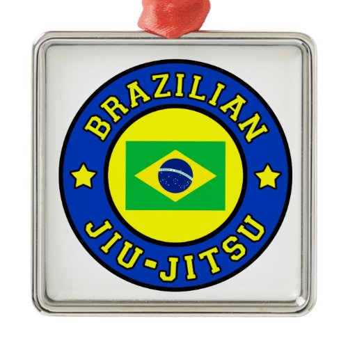 Brazilian Jiu Jitsu Metal Ornament