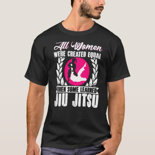Brazilian Jiu Jitsu Mma Bjj Hugger Girl Mother All T_Shirt