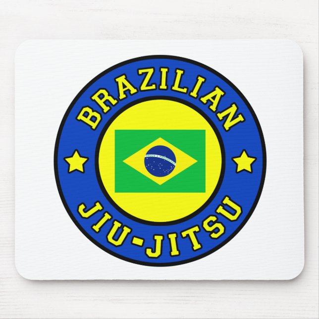 Brazilian Jiu Jitsu Mouse Pad (Front)