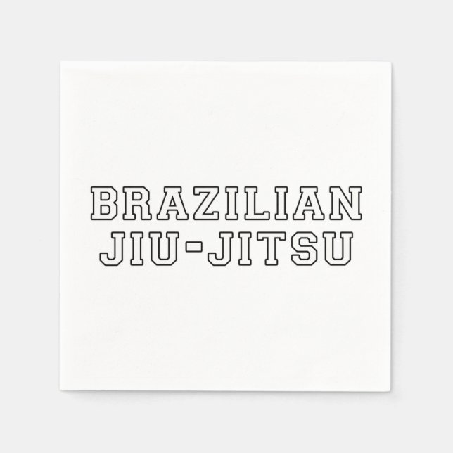 Brazilian Jiu Jitsu Napkins (Front)