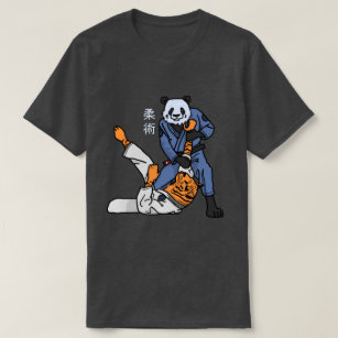 Brazilian Jiu-Jitsu Panda Tiger Grappling  Shirt